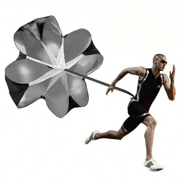 2 szt. spadochronów oporowych do treningu fitness – wielofunkcyjny sprzęt do treningu szybkości, uniwersalny dla wszystkich grup wiekowych, wzmacniający siłę i zwinność mięśni głębokich brzucha