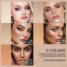 Foundation Concealer Stick, Dual-Ended With Built-In Brush, Moisturizing & Lightweight