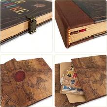 146Page DIY Handmade Scrapbook Embossed Leather Cover Ideal For Memories Anniversary Wedding And Best Friend Gift Inspired By The 'Up' Saga Ball