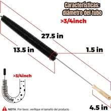 EstiloTendenciaTimotech Set De 2 Cepillos De Limpieza Para VentilacióN De Secadora Y Lavadora, Quita Pelusa, Limpiador De Tapa De VentilacióN Para El HogarCalidad PremiumVersióN Mejorada - 1 - Ver 7