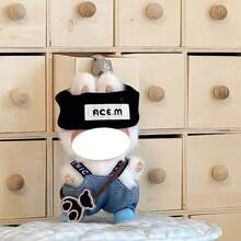 4.0 Mini Version ForLABUBU Outfit Set - Overalls, Hat, Clothes Only (Excluding Doll And Shoes)