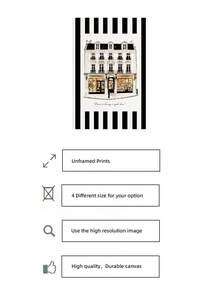 1 tấm minh họa cửa hàng Paris không khung, tranh vẽ đường nét kiểu Pháp treo tường, tranh in màu nước Paris, trang trí phòng theo phong cách tối giản, áp phích Funky, trang trí phòng ngủ, tranh in treo tường, đồ dùng cần thiết cho ký túc xá đại học, trang trí phòng, trang trí phong cách đồng quê Pháp, quà tặng thanh lịch cho phòng khách, văn phòng, trang trí nhà cửa - Nhiều màu - Xem 6