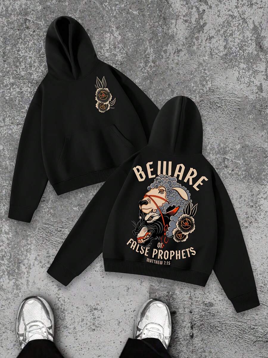 Men Hoodies - Black - View 1