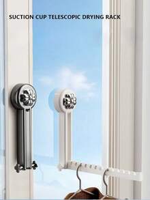 غسيل مثبت على الحائط بشفاط غير مرئي، مصمم بشكل جميل، مصنوع من معدن وبلاستيك ABS عالي الجودة، شفط قوي، ثقيل الاستخدام، تصميم الفتحات يمنع سقوط الملابس، تخزين بسيط، الغسيل القابل للسحب بشفاط يمكن طيه، مناسب للشرفة والحمام وحافة النافذة والغرفة وغيرها من المناظر اليومية