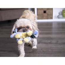 Dinos - Rex Squeaky Plush Dog, Chew Guard Technology - Green, Large - Volantes Dinos + Pequeño + Volantes Dinos (gris) - Ver 6