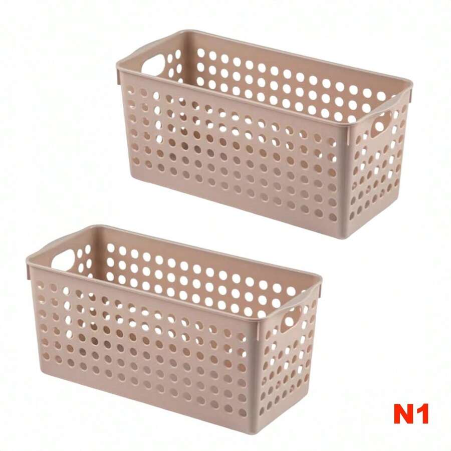 Storage Baskets - สีน้ำตาลพาสเทล - ดู 1