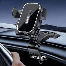 LCARS Car Dashboard Phone Holder, Suitable For Automotive Instrument Panel Protrusions Longer Than 2 Inches And Thickness Less Than 1.6 Inches, Clamps Tightly Without Noise, Supports Landscape And Portrait Orientation For Navigation Or Entertainment, Anti-Shake Phone Stand Fits Most Smartphones - Black - View 13