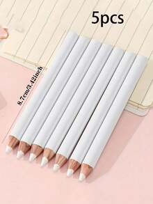 10 piezas/set Lápices de tiza para sastres de color blanco, de alta visibilidad, fácil de borrar, juego de marcado de tela y costura para modistas y principiantes, perfecto para coser, tela, confección de vestidos, manualidades y acolchado - Multicolor - Ver 10