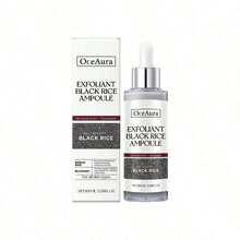 OceAura Black Rice Complexion Fluid With Salicylic Formula - Gentle Exfoliating & Deep Cleansing Dry Rough Skin - Contains Black Rice Extract To Help Retain & Support Radiant Skin - Moisturizing Treatment Smoother Skin Texture - Daily Use Exfoliator
