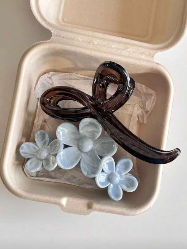 2/1PC High-End Temperament, Simple Grip Clip, Women's New High-End Back Of The Head Hair, Hair Claw Hair Clip, Headwear, Hair Accessories,Gifts,Travel,Gifts For Women,Hair Stuff,Stocking Stuffers