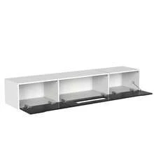 Television Stands & Entertainment Centers - Black + Particle Board + 50-59 Inches - View 11
