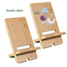 1 件木制手机支架，木制底座充电手机和平板电脑支架，多功能手机和平板电脑支架，兼容 、Android 手机，生日、家人、朋友礼物手机支架手机配件 - 黃色 - 查看 7