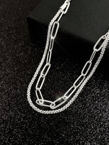 1pc 925 Sterling Silver Layered Lips Bracelet, Charm Vintage Style Jewelry Gift For Women, Elegant Party Accessory