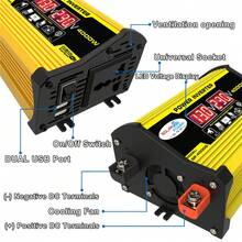 Car Power Inverter - Multicolor - View 2