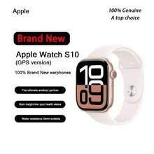 Apple Watch Series 10 46mm GPS 运动款，生日礼物 - 玫瑰金錶殼+淡桃粉色錶帶 - 查看 6