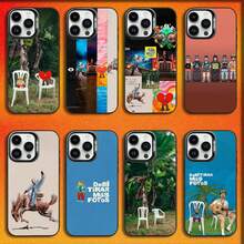 Rapper B-Bad B-Bunny Albums Phone Case For  16,15,14,13,12,11,Mini,Pro,E,MAX Black Candy Matte Shockproof Cover - Compatible With  17 Case,  17 Pro Case,  17 Pro Max Case - Z5 - 查看 3