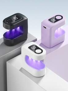 Essentials Mini UV Nail Lamp,Portable Mini Nail Dryer Lamp,10S Rechargeable Flash Cure Lamp,USB Rechargeable Nail Gel Curing Light, UV Light For Gel Polish& Nail Art, Nail Dryer With LED Display & 2 Timers, Portable Gel Nail Light For Home Manicure & Travel Nail Art, Perfect Gift For Women, Teens, Nail Beginners, DIY Enthusiasts, Birthday, Christmas Gift - 彩色 - 查看 11