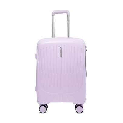 MARKTOMI Maleta de viaje minimalista en ABS con relieve de 20 pulgadas, fabricada en ABS de alta calidad, ligera y resistente, con textura elegante y funcional.  ideales para distintas necesidades. Con ruedas dobles desmontables de 360°, más estables y suaves, fácil de manejar incluso para estudiante. Diseño moderno y sofisticado. Tamaño apto como equipaje de cabina para Ryanair,  Vueling, Binter, Wizzair, entre otras. Interior con compartimentos y correas elásticas para mantener todo organizado. Asa telescópica ajustable y cerradura numérica . Disponible en varios colores, versátil y elegante. Usos recomendados: Viajes en familia | Negocios | Equipaje de mano