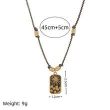 1 Dây chuyền bằng thép không gỉ hình hoa, mặt trời, mặt trăng, ngôi sao thời trang và tinh tế, mạ vàng 18k, không dễ bị oxy hóa, tôn lên sức sống và sự quyến rũ của phụ nữ. Phù hợp với trang phục dự tiệc, lễ hội âm nhạc, cũng như trang phục hàng ngày cho vợ, mẹ và bạn gái. Trang sức dành cho nữ. - Nhiều màu - Xem 2