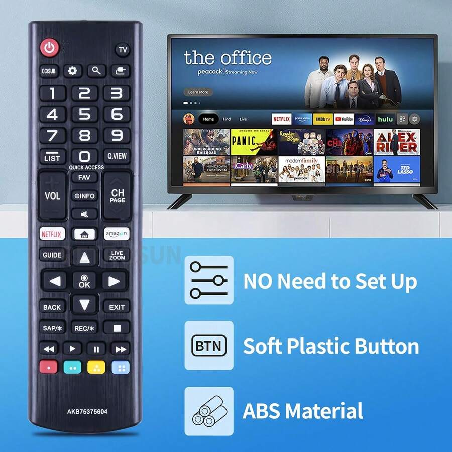 Control remoto universal para televisores L*G (todos los modelos) compatible con todas las Smart TVs L*G - Negro - Ver 1