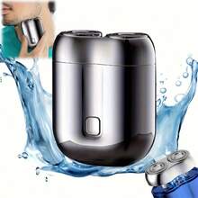 RAF 紧凑型电动剃须刀 - 可充电 300mAh 锂电池，适合旅行，双刀片，4 种颜色可供选择，完美的父亲节礼物，小巧便携，适合商务旅行和节日礼物