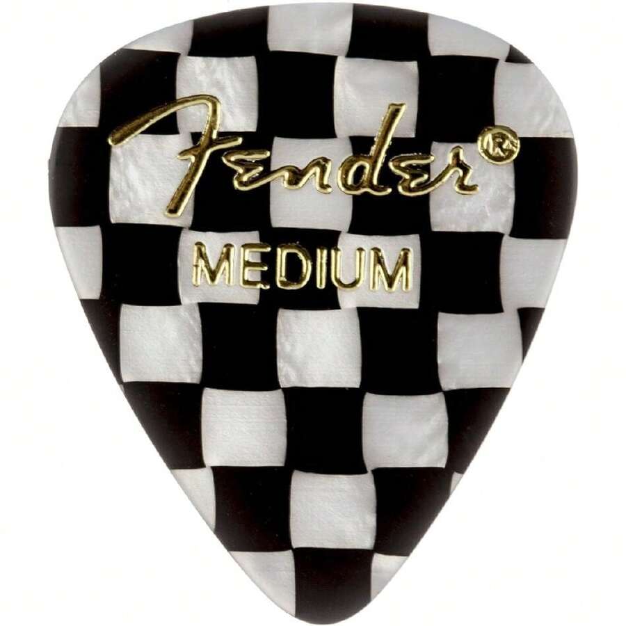 Graphic Guitar Picks 351 Shape, Checker, Medium, 12-Pack,23187203 - Màu đỏ tím - Xem 1