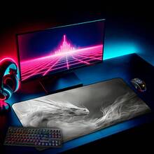 Large Non-Slip Gamer Mouse Pad 65x30 70x35 80x35 90x40 90x50 120x60 Cm Stitched Edge - 彩色 - 查看 1