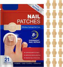 Parches De Cuidado Para Las UñAs,Treatment Nail Support Nail Care,Parche Corrector De UñAs De Los Pies, Reparar daños en las uñas, Mejorar el color de las uñas(1 paquete) - 1 - Ver 1