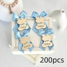 Silver Custom Acrylic Mirror Tags, Teddy Bear Party Gift Tag, Teddy Bear Baby Shower Favor Tags, Birthday Gift Tags, Thank You Gift Tag - Gold - View 10