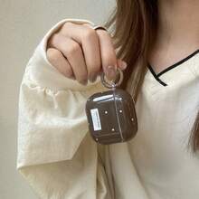 秋冬美拉德棕色波点耳机盒+挂环 适用于Apple Pro2/Pro/4/3/2 时尚耳机盒 - 彩色 - 查看 11