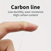 12 件 100% 氟碳钓鱼线，带双环和快速锁扣，高品质钓鱼线