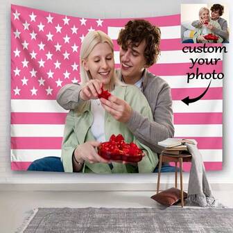 1ps,Customizable Personalized Tapestries, Customizable Images, Fashionable Home Decor, Suitable Gifts For Both Men And Women