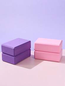 Joivida 2 件家居休闲瑜伽砖、普拉提泡沫砖、多功能强化垫、家用健身器材泡沫砖、健身装备、瑜伽用品、送给朋友的健身礼物