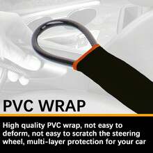 Car Security Lock - Heavy Duty Steel Steering Wheel Lock For Theft Protection, Easy Install & Universal Fit For Travel Peace Of Mind - Black - View 9