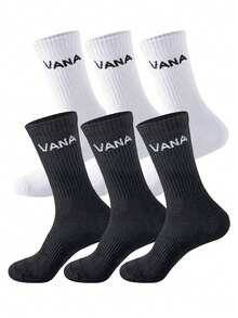 12 Paar unisex Persönlichkeit Streetstyle Lässig Socken, einfach und modisch, vielseitig, bequeme Business Lässig Lange Socken, geeignet für Sport, warm im Herbst und Winter, Kniestrümpfe für Paar.