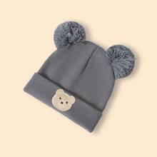 6 gorros de punto para bebé, disponibles en 8 colores, gruesos y cálidos para el invierno, con diseño minimalista y lindo, adecuados para niños de 1 a 6 años para actividades al aire libre como senderismo/esquí y uso diario en invierno