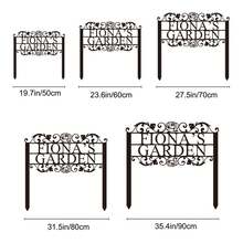 1pc Personalized Metal Garden Stake Name Plate, Customized Metal Surname Sign, Metal Garden Art Decor, Address Plaque, Outdoor Sign, Gardener Gift,Multi-Functional, ,Ornamental,Reusable,Exquisite,Stylish,High-Quality,Colorful,Modern,Custom,Personalized,Unique,Ideal Gifts For Him,Ideal Gifts For Her,Boyfriend,Dad,Girlfriend,Mom,Family,Friends,Tea Room,Home,Garden,Office,For Anniversaries,For Valentine's Day,For Mother's Day,For Birthdays,For Father's Day,For Graduation,For Weddings,For Housewarming