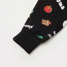 Puma Unisex Outdoor Sports Knitted Graffiti Sweatshirt 533200 - Black - View 6