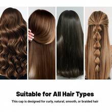 1pc New Cross-Border 2 In 1 Wrap Cap Bonnet, Hand-Knitted Thick Net Beanie - Multicolor - View 9