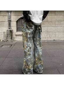 Men Jeans - Dark Grey - View 4