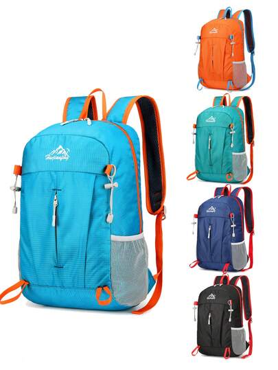 20L Mochila plegable ligera para exteriores, mochila de senderismo impermeable, mochila pequeña plegable para viajes y campamentos, mochila de senderismo plegable ligera, mochila básica plegable resistente al agua para hombres, mujeres, camping, ciclismo y actividades al aire libre