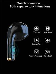 Audífonos  Bluetooth inalámbricos pro 6 tocar auriculares estéreo de alta fidelidad 9d, con función de reducción de ruido del micrófono - Verde - Ver 4