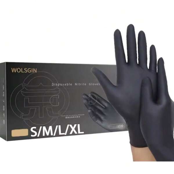 Multifunctional Disposable Nitrile Gloves(No Box), A Good Helper For Cleaning And Cooking, Durable Design, Waterproof And Oil-Proof, Suitable For Various Home Dining Scenes, Manicure, Tattoo, Hairdressing, Garden, Beauty Salon, Tattoo Artist, Beautician, Hair Dyeing