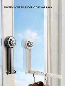 غسيل مثبت على الحائط بشفاط غير مرئي، مصمم بشكل جميل، مصنوع من معدن وبلاستيك ABS عالي الجودة، شفط قوي، ثقيل الاستخدام، تصميم الفتحات يمنع سقوط الملابس، تخزين بسيط، الغسيل القابل للسحب بشفاط يمكن طيه، مناسب للشرفة والحمام وحافة النافذة والغرفة وغيرها من المناظر اليومية