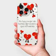 Funda transparente para teléfono Maluma "Yo Perreo Sola" compatible con iPhone 16/15/11/13/14 Pro Max Plus/X/Xr/Xs Max/12mini - Funda clara compatible con 17 Case, 17 Pro Case, 17 Pro Max Case - Z7 - Ver 5