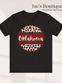 Vintage Oklahoma Uni-Versity ShirT-S, College T-EE, S-Ooners Fan Gift, OU Football A-Pparel, Retro Graphic T-EE, NC-AA Basketball Top - màu đen - Xem 1