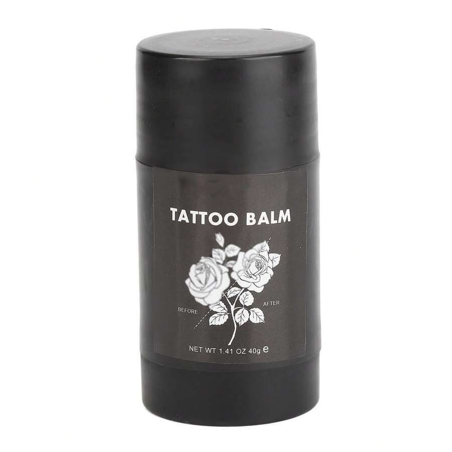 Crema de reparación de tatuajes, crema de cuidado de tatuajes suave para el hogar - Negro - Ver 1