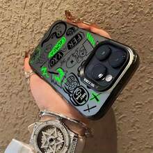 Custom Cartoon Graffiti Soft Silicone Fully Encapsulated Mobile Phone Case Non-Slip Scratch-Resistant Xs Max Xr 7 8 11 12 13 14 15 16 Pro Max Plus A12 13 14 30 32 34 50 50 51 52 E S S21 22 23 24 FE Plus Ultra Redmi 12c Poco X3 5 6 13c 9 A2 Note 9 10 12 13 Pro Case - J1- SXGMLXLIMD67J1 - 查看 2
