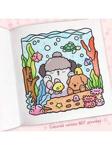 1 Peça - 24 Páginas Livro de Colorir Criativo, Livro de Desenho/Desenho para Alívio de Estresse para Adultos com Páginas Grossas para Lápis de Cor, Presentes do Dia das Mães para Adultos e Adolescentes, Dia dos Pais, Dia da Criança, Páscoa, Volta às Aulas, O Padrão é Requintado e as Linhas são Claras, Livros de Imagens, Outono, Papelaria, Suprimentos Escolares, Desenho e Pintura, Presente de Natal