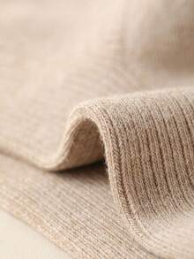 5 双女士中筒袜，温暖柔软休闲运动蝴蝶结新颖女士袜子，休闲秋/春袜 - 彩色 - 查看 8